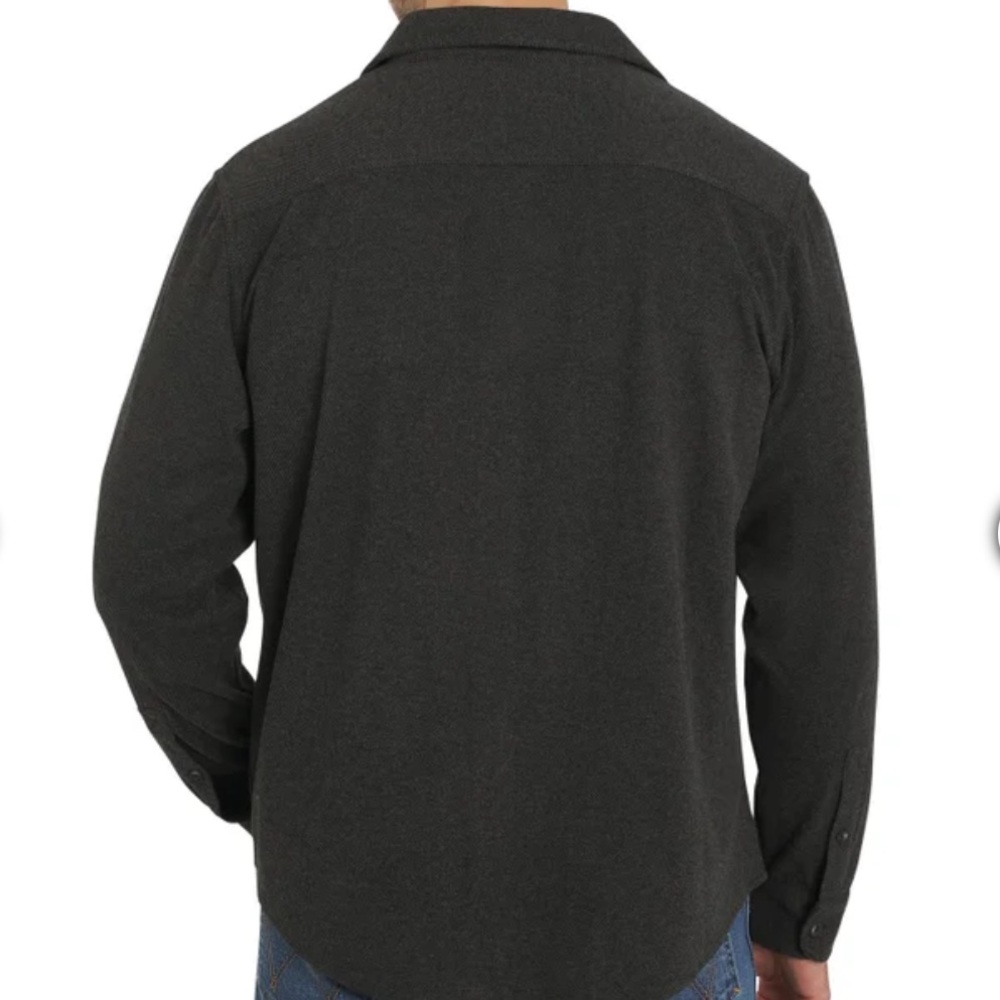 NWT. Wrangler Men's Brushed Knit Shirt - Picture 4 of 5